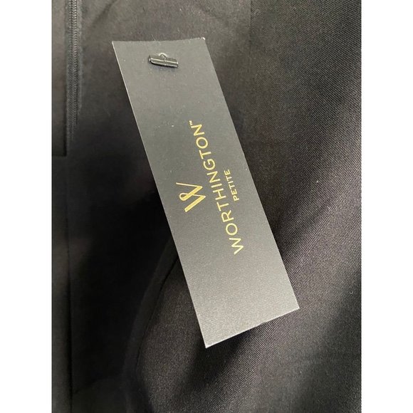 Worthington Petite Black Sleeveless Women's Size 16P NWT some stretch - Picture 4 of 6